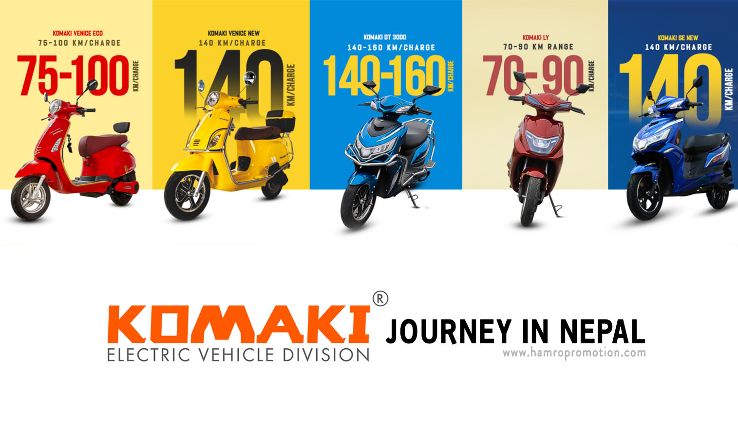 Komaki Electric Scooters Journey in Nepal